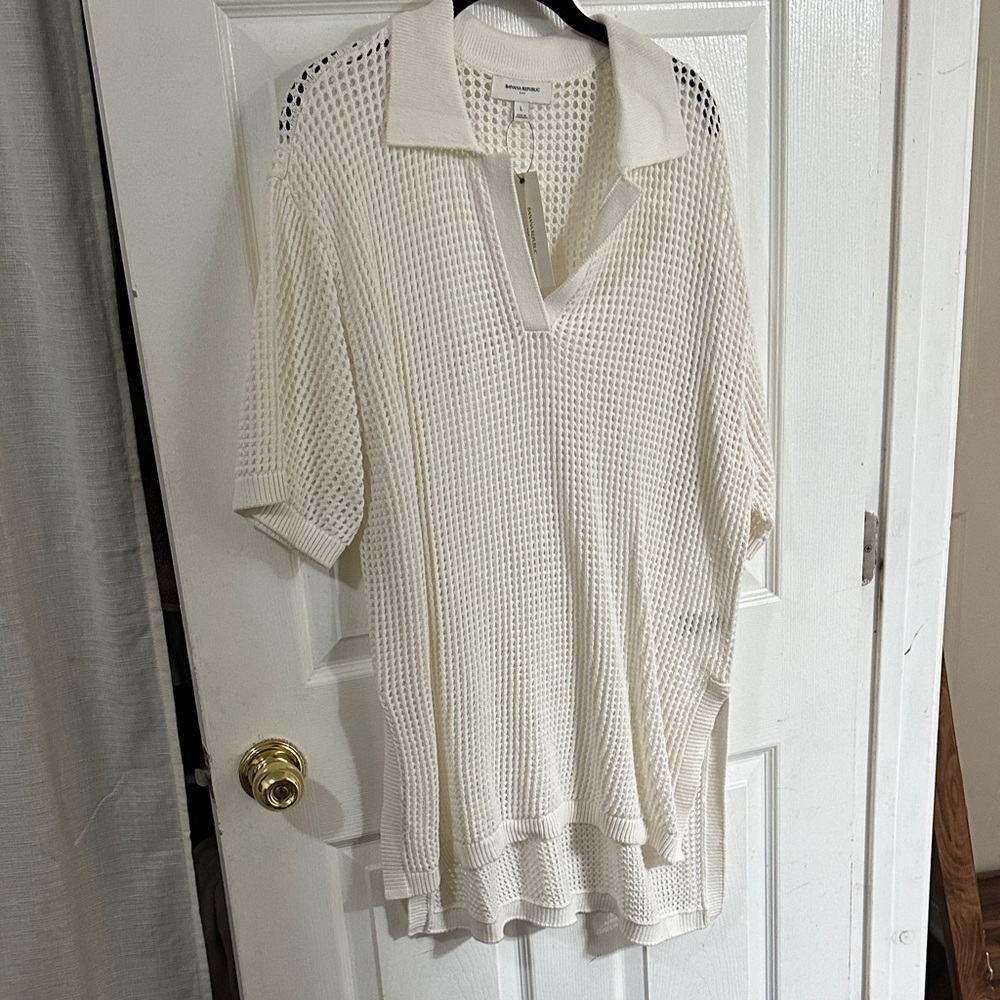 Banana Republic Crochet Tunic